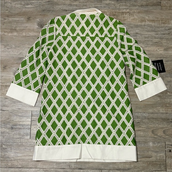 Tuckernuck Women's Kelly Green Crochet Collier Dress, Size XS - Picture 4 of 10